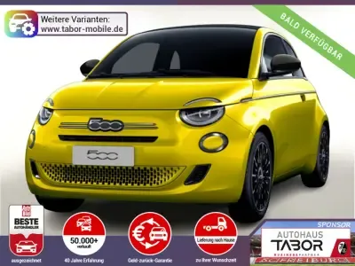 Fiat 500 500 Cabrio La Prima Nav Keyl SHZ 17Z Kam LED Car Leasing