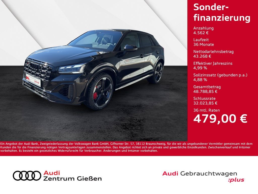 Audi SQ2 2.0 TFSI quattro Black AHK SONOS Kamera Navi Leasing