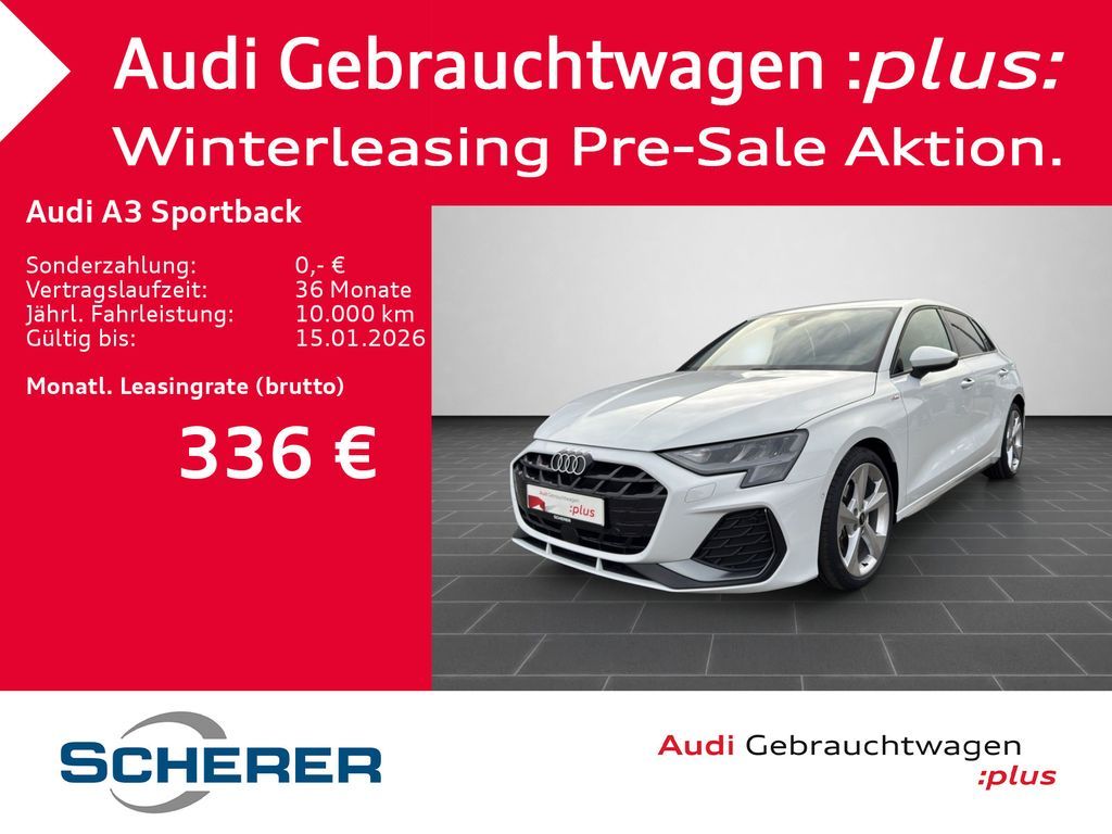 Audi A3 Sportback S line 35 TFSI S tronic NAVI SONOS Leasing