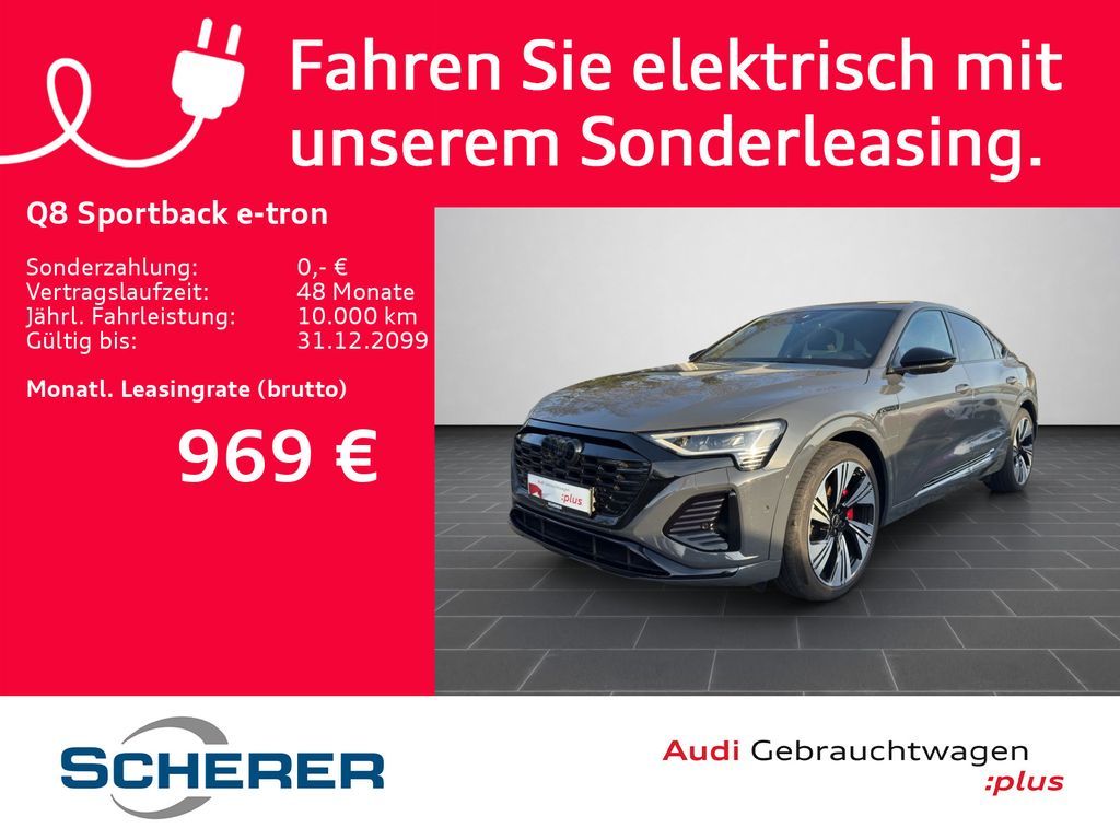 Audi Q8 Sportback e-tron 55 S line quattro MATRIX PAN Leasing
