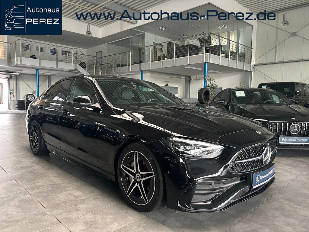 Mercedes-Benz C 200 d AMG DISTRONIC-NIGHT-360°-APPLE-ANDROID Leasing