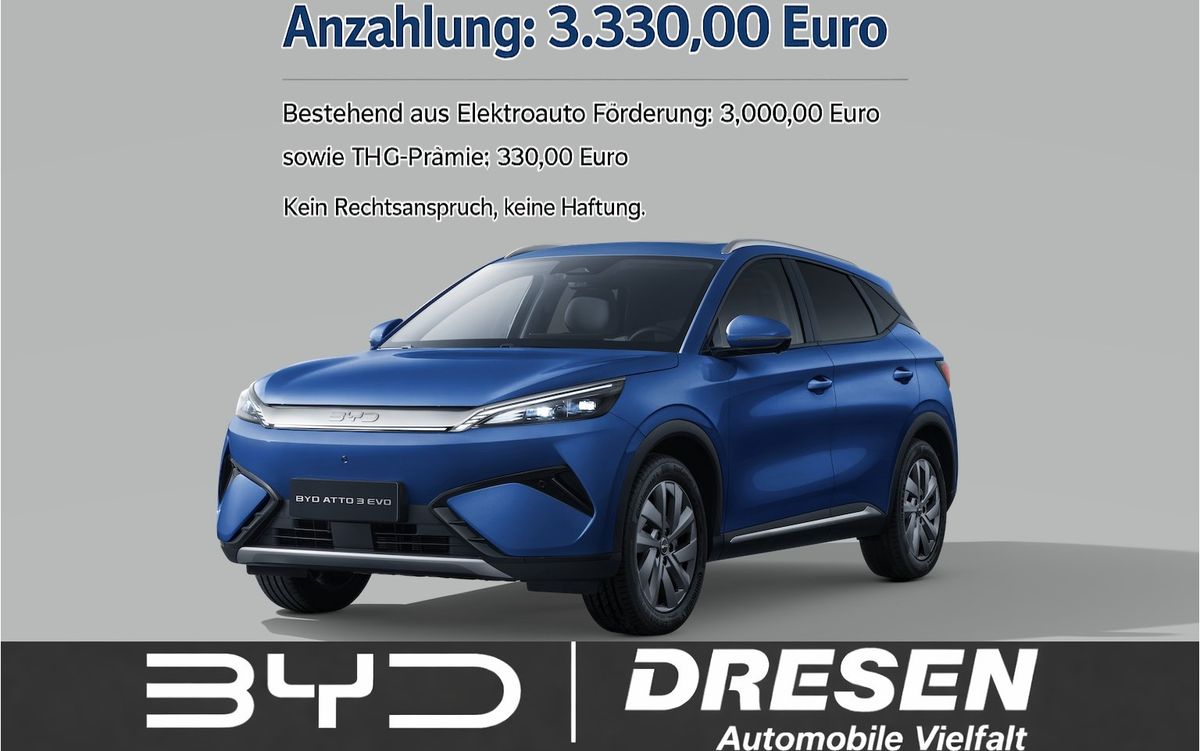 BYD BYD Atto 3 EVO Design I Elektr.Heckkl. I Lenkradheizung I Navi I Sitzheizung Leasing