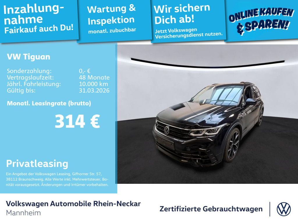 Volkswagen Tiguan R 4Motion AHK Kamera LED DSG Navi UVM Leasing