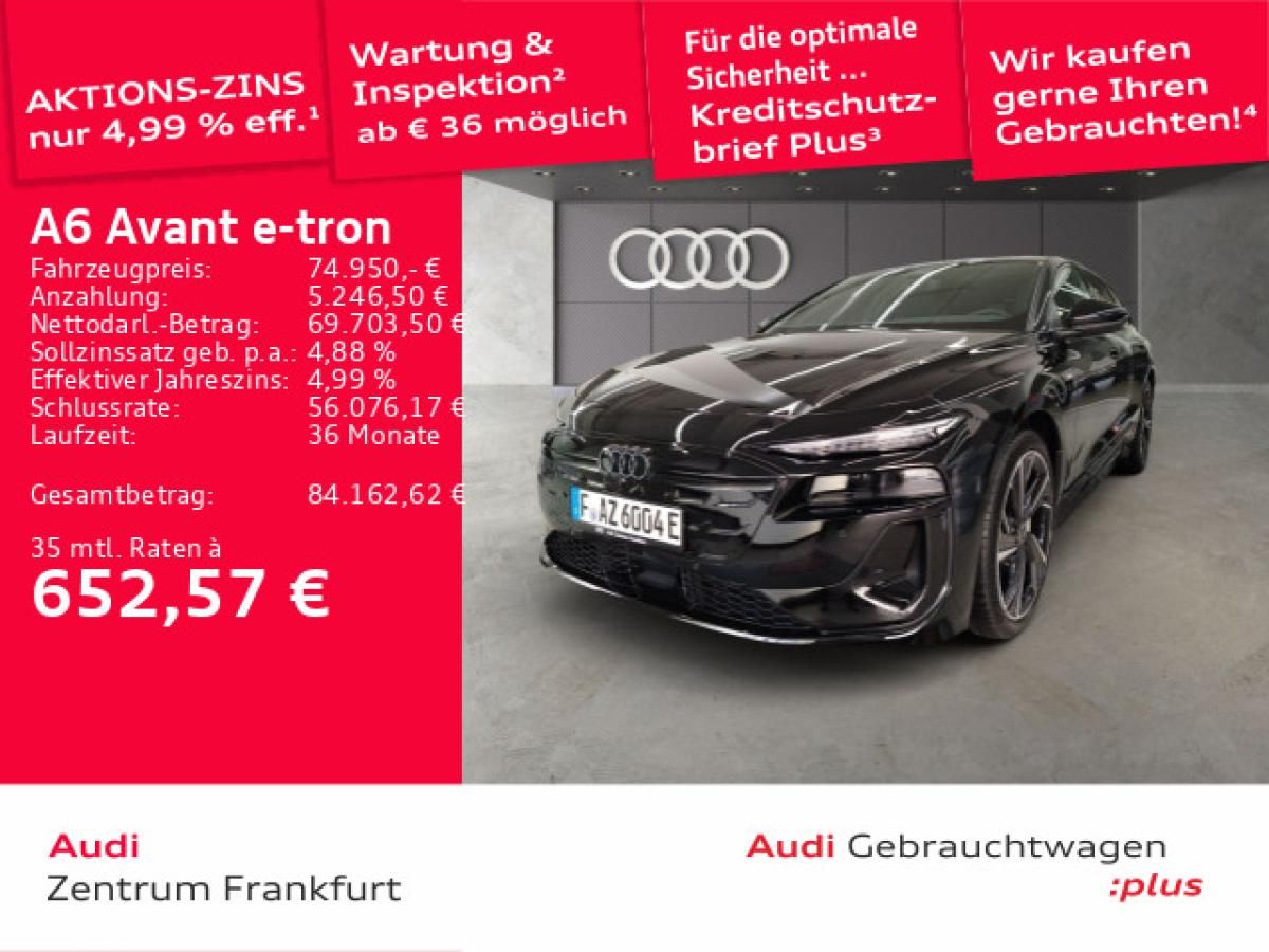 Audi A6 e-tron A6 Avant e-tron performance S line Matrix-LED HuD Panorama B&O DAB Leasing