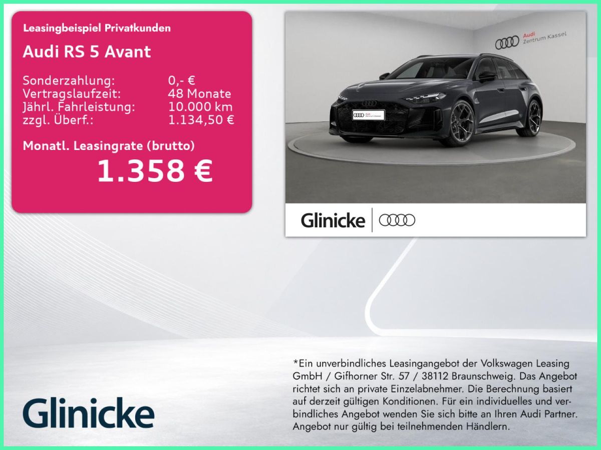 Audi RS5 RS 5 Avant NEUBESTELLUNG Leasing