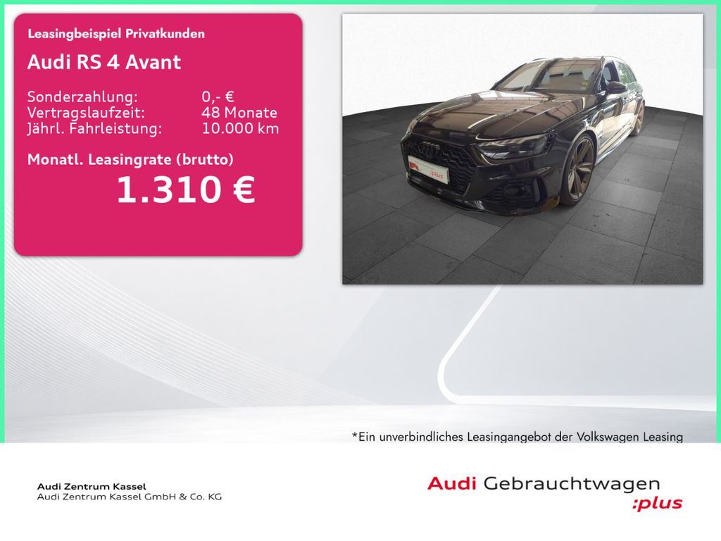 Audi RS 4 Avant 2.9 TFSI qu. Matrix B&O Pano HuD 360° Leasing