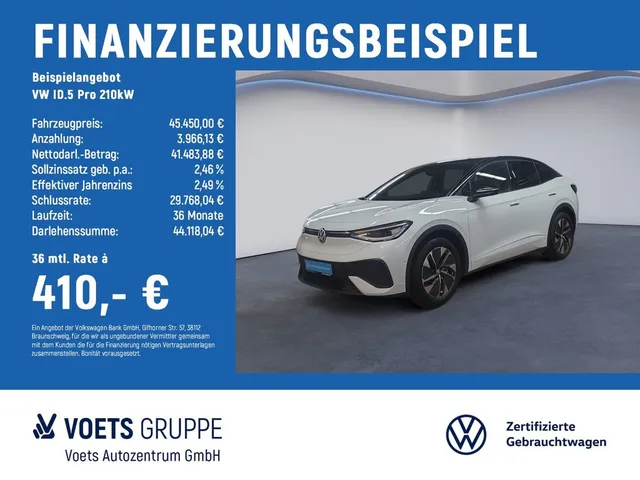 Volkswagen ID.5 Pro 210kW MATRIX-LED+PANO+HuD