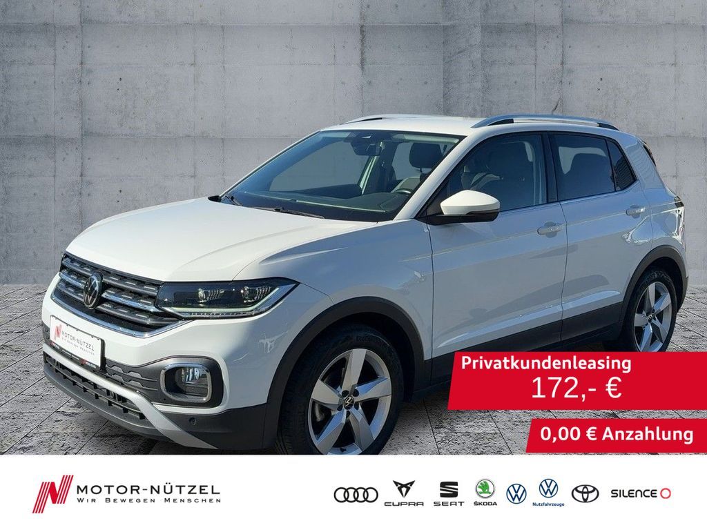 Volkswagen T-Cross 1.0 TSI STYLE LED+NAV+APP+ACC+SHZ+AHK+RF Leasing