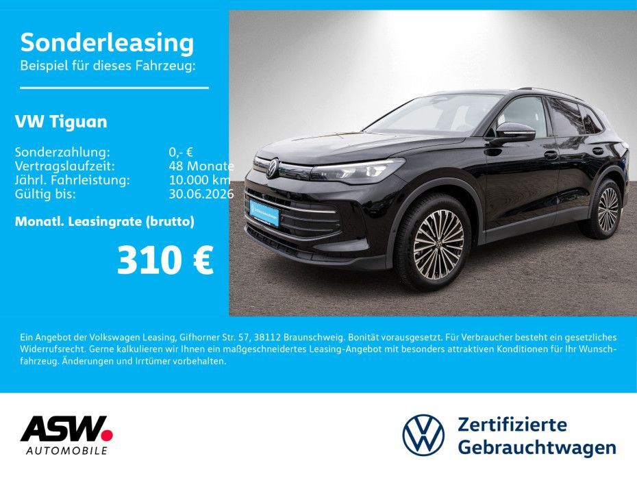 Volkswagen Tiguan Goal 2.0TDI DSG LED Navi 360° HUD ACC AHK Leasing
