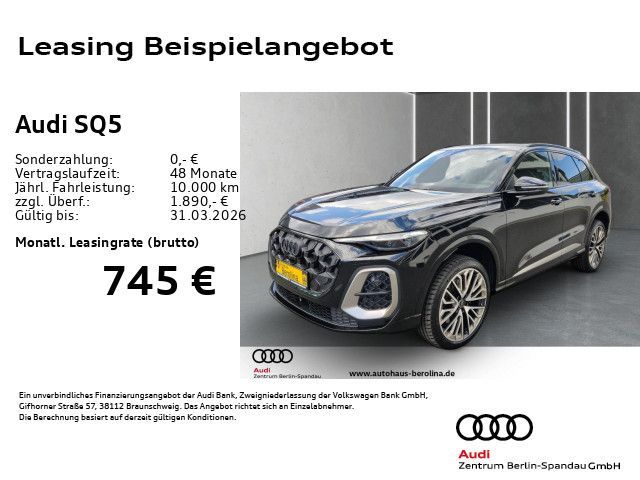Audi SQ5 *PANO*MATRIX*HuD*360°*B&O*Tech+* Leasing