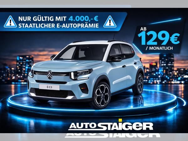 Citroën C3 Citroën C3 ⚡️MAX Elektromotor 113⚡️❗️E-Förderprämie❗️Bestellung❗️ Leasing