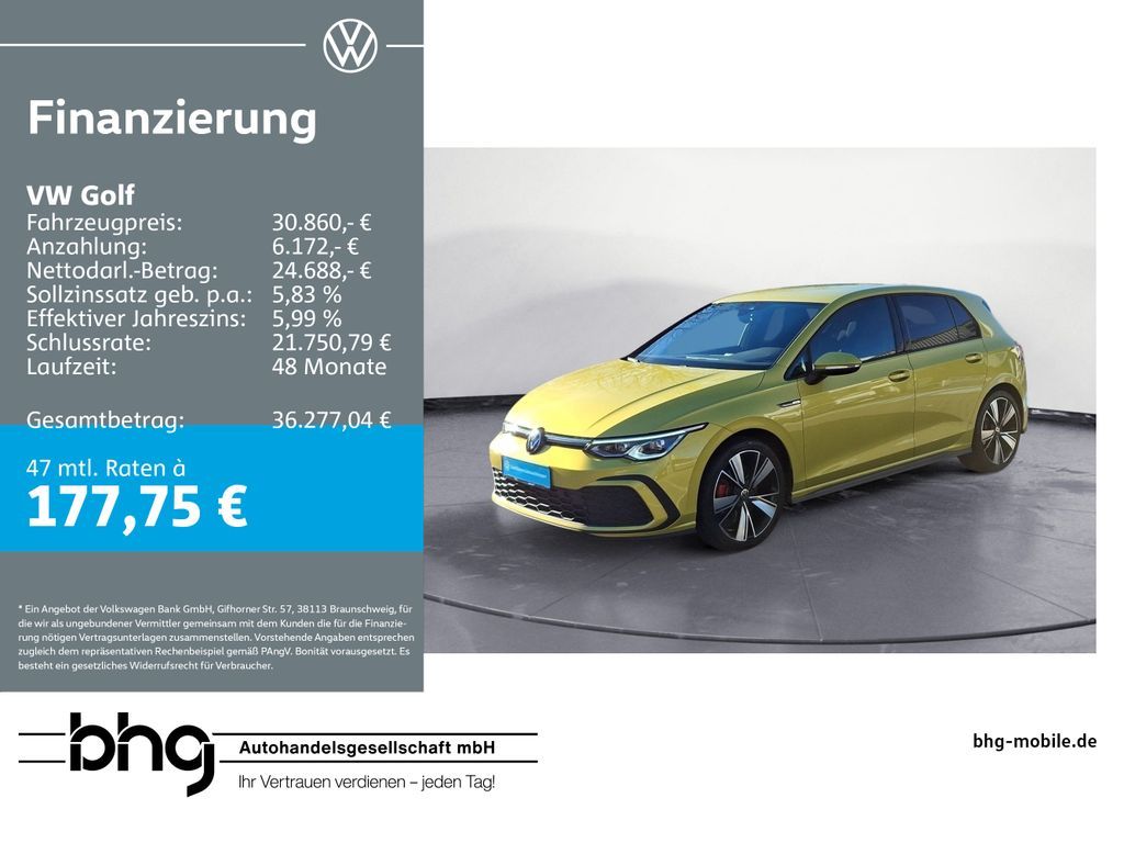 Volkswagen Golf 2.0 TDI SCR DSG GTD Leasing