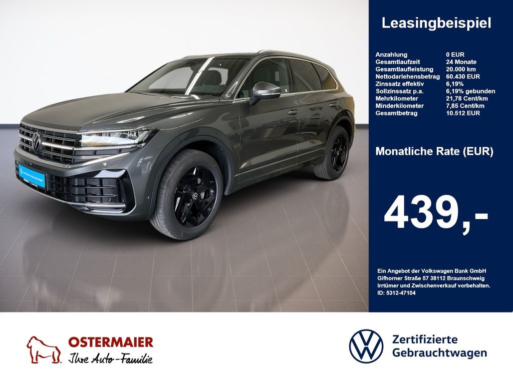 Volkswagen Touareg ELEGANCE 3.0TDI 231PS NP.104T PANO.AHK.S Leasing