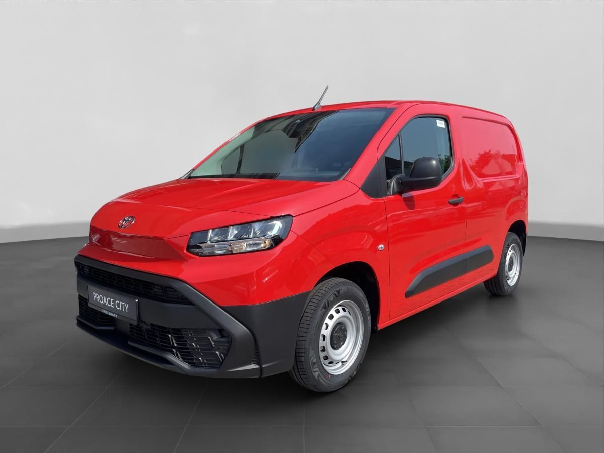 Toyota Proace City L1 verblecht 4-türig Meister 1,2-l-Turbo  Benziner🚧👷‍♂️ Sonderlackierung Firered EINZELSTÜCK Leasing