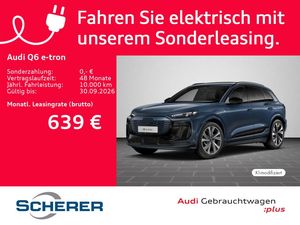 Audi Q6 e-tron quattro S line MATRIX PANO AHK B&O