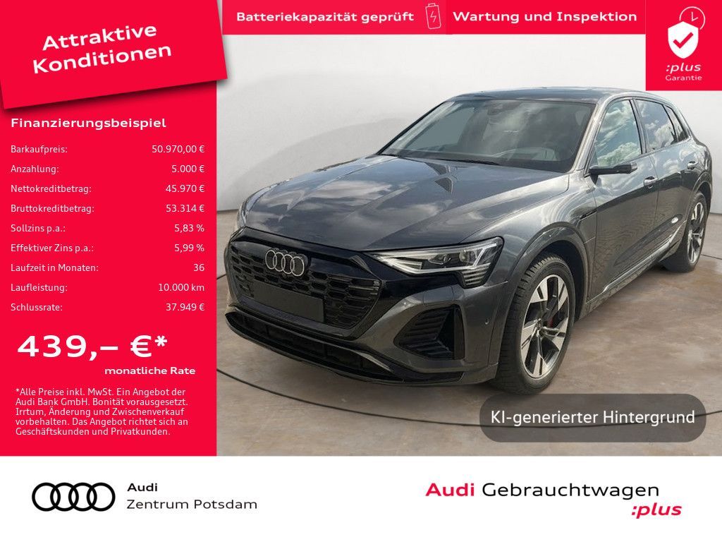 Audi Q8 e-tron S line 55 quattro MATRIX PANO ACC B&O Leasing