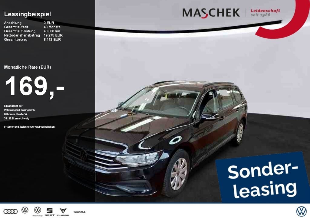 Volkswagen Passat Variant *Sonderleasing* 1.5 TSI Navi Rear Leasing