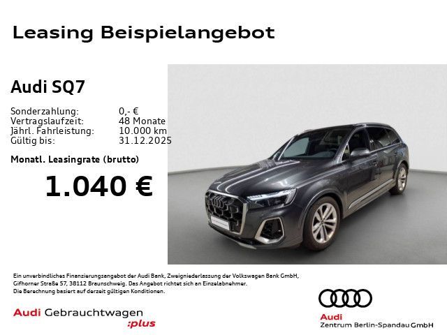 Audi SQ7 *HD-MATRIX*B&O*AHK*360°*Assist+* Leasing
