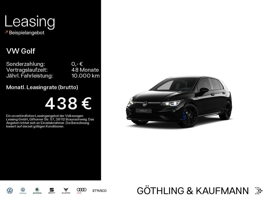Volkswagen Golf R 4M 2.0 TSI*PANO*LEDER*AKRA*H&K*HUD*BlackS Leasing
