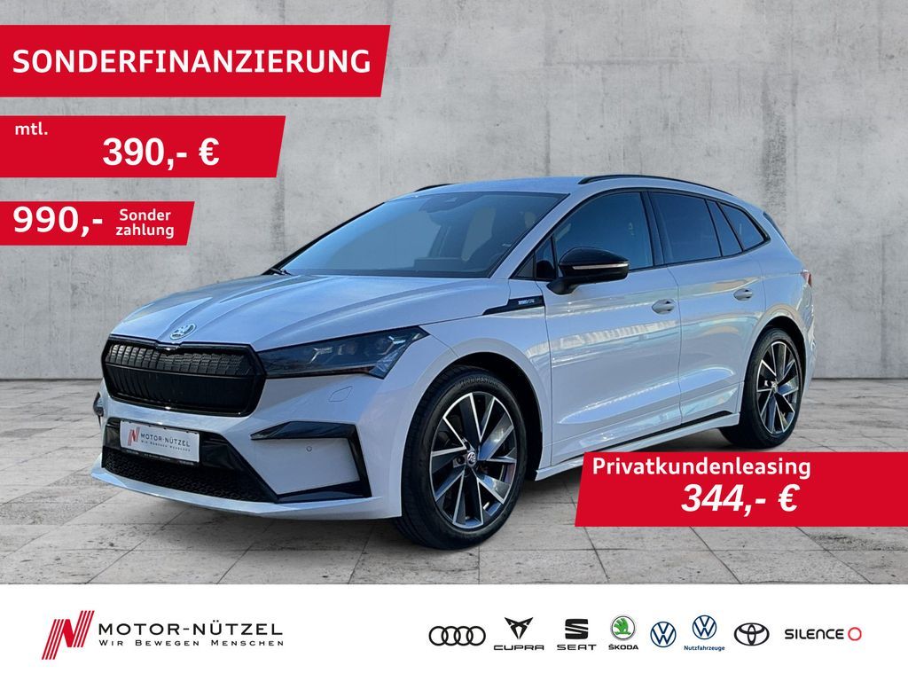 Skoda Enyaq iV 80 SPORTLINE MATRIX+NAVI+DCC+WäRMEPUMPE Leasing