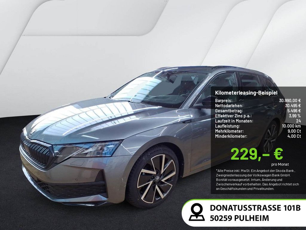 Skoda Octavia 2.0 TDI Sportline HUD LED NAVI AHK 360° Leasing