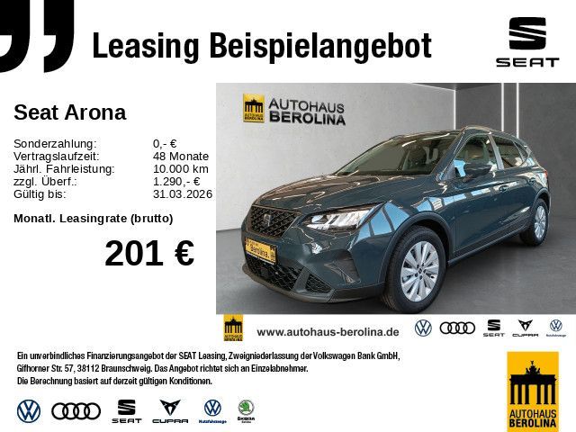 Seat Arona 1.0 TSI Road Edition DSG *NAV*GRA*PDC*SHZ* Leasing