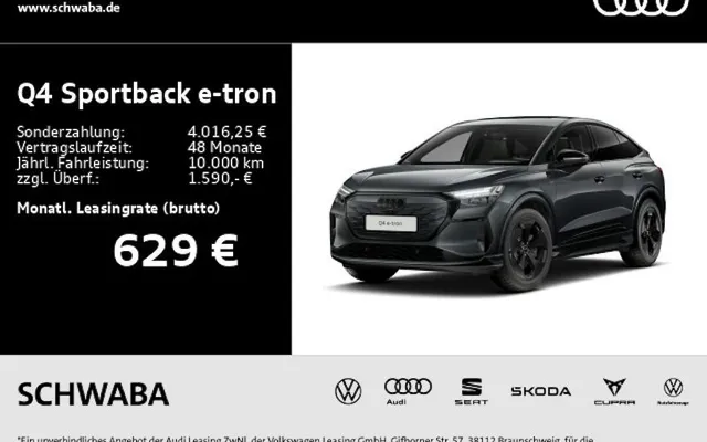 Audi Q4-sportback-e-tron Quattro 5dr
