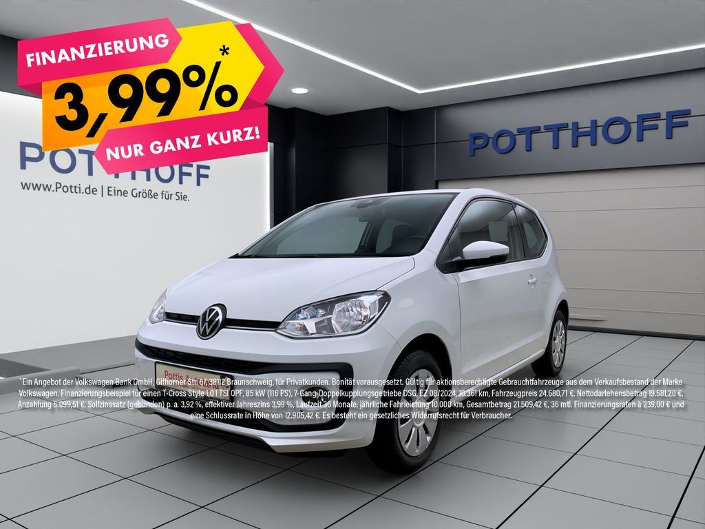 Volkswagen up! 1.0 MPI MOVE UP! SITZHZG LED KLIMA DAB+ Leasing