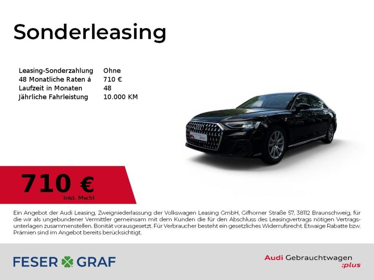 Audi A8 50 TDI quattro Navi*/Air/HD-Matrix/Kamera/Led Leasing
