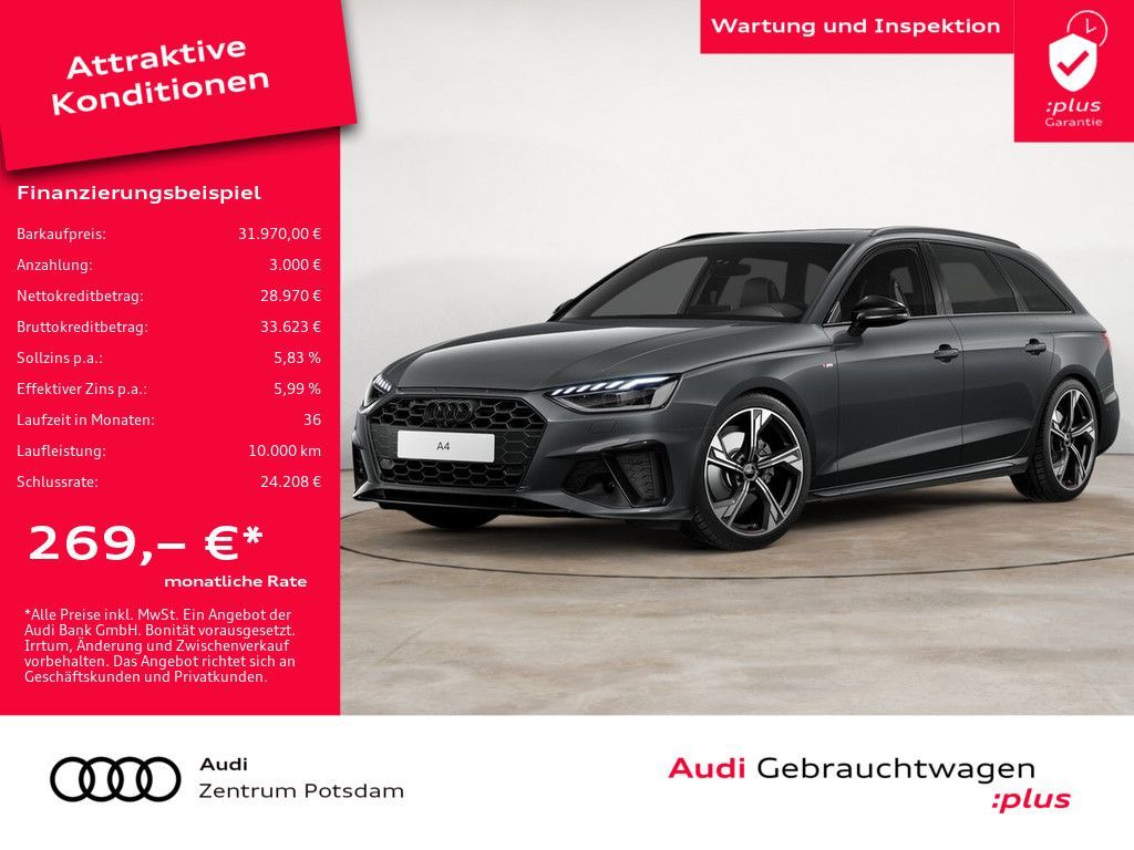 Audi A4 Avant S line 35 TFSI MATRIX PANO NAVI Leasing