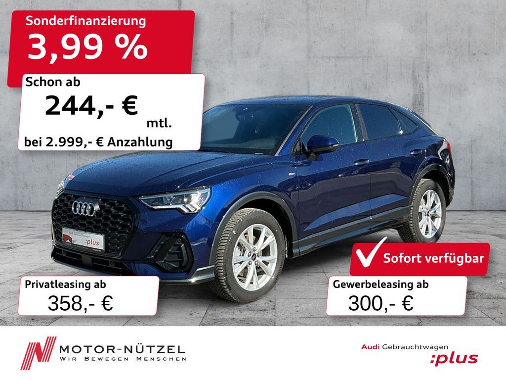 Audi Q3 Sportback 35 TDI S-TR S-LINE LED+NAVI+RFK+ACC Leasing