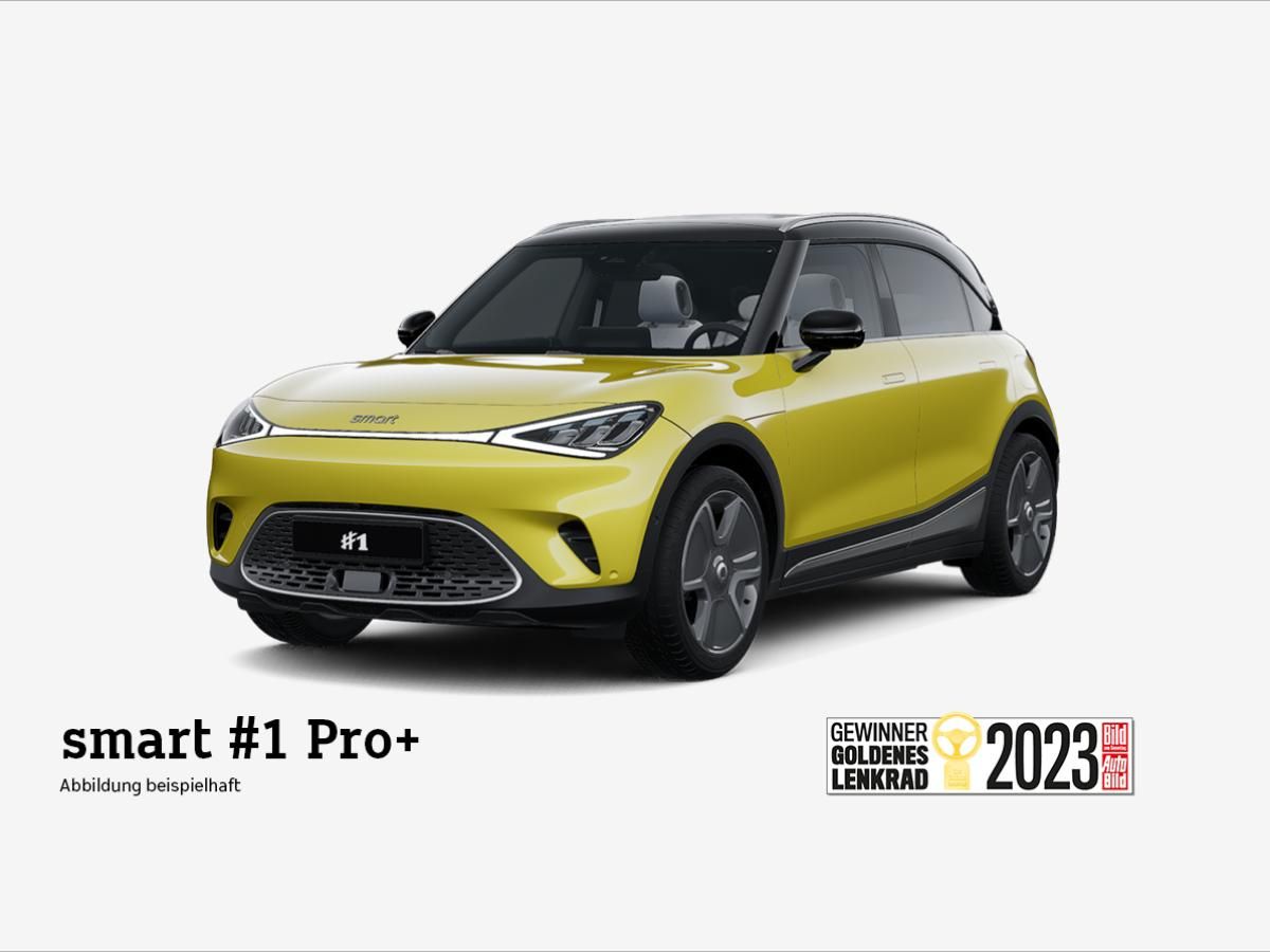 smart #1 Pro+ ⚡(22kW AC/Pano/Navi/LED/360°/19Zoll) Leasing