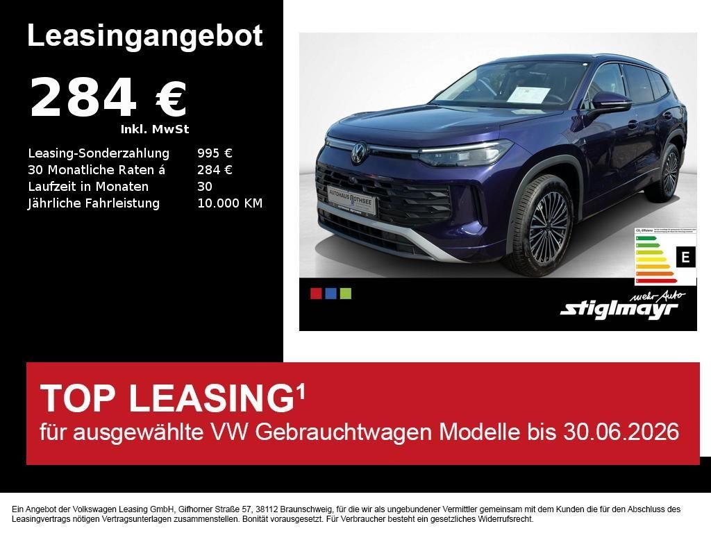 Volkswagen Tayron Life 1.5 eTSI DSG ACC+AHK+DCC+HUD+LED+NAV Leasing