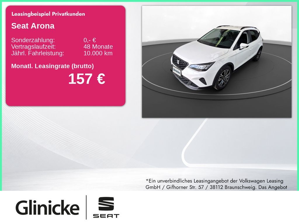Seat Arona 1.0 TSI Style Edition DSG LED LM 17