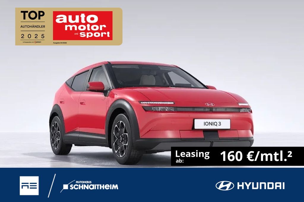 Hyundai IONIQ 3 Trend 42 kWh Batterie 147PS Leasing