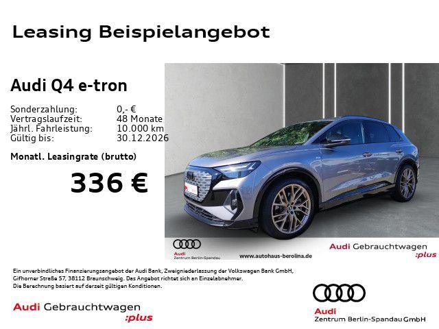 Audi Q4 e-tron 40 S line *MATRIX*NAV+*Opt.-Schwarz+* Leasing