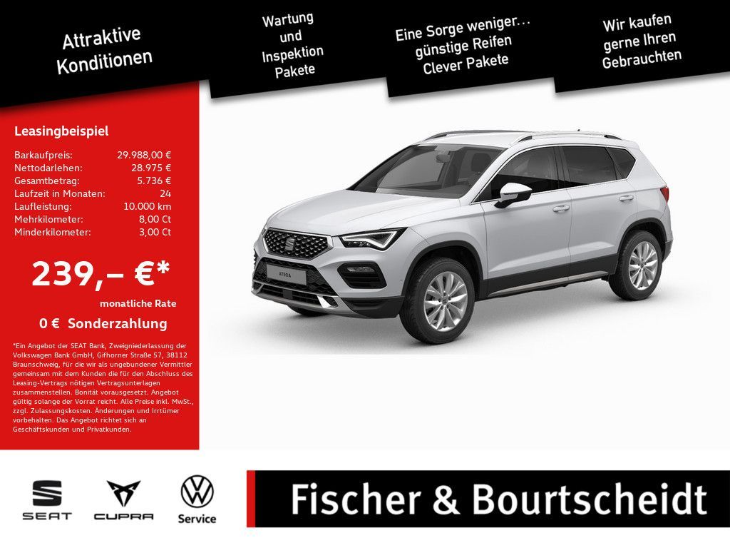 Seat Ateca 1.5 TSI Xperience SHZ NAVI ACC FACEL. LED Leasing