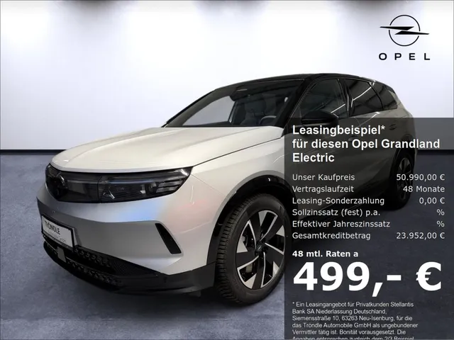 Opel Grandland Electric GS Navi Soundsystem 360 Kamer