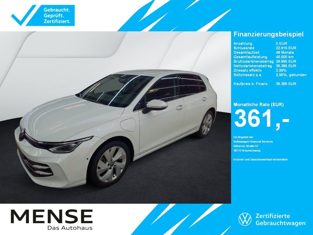 Volkswagen Golf VIII 1.5 GTE eHybrid DSG Style Leasing