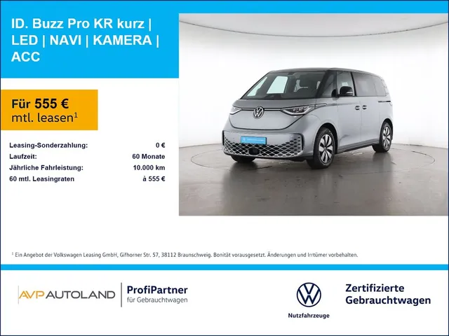 Volkswagen ID. Buzz Pro KR kurz | LED | NAVI | KAMERA | ACC