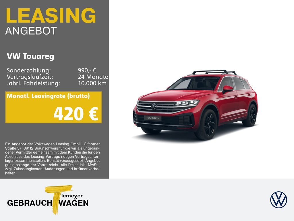 Volkswagen Touareg 3.0 TDI DSG 4M ELEGANCE NP108 PANO STHZG Leasing