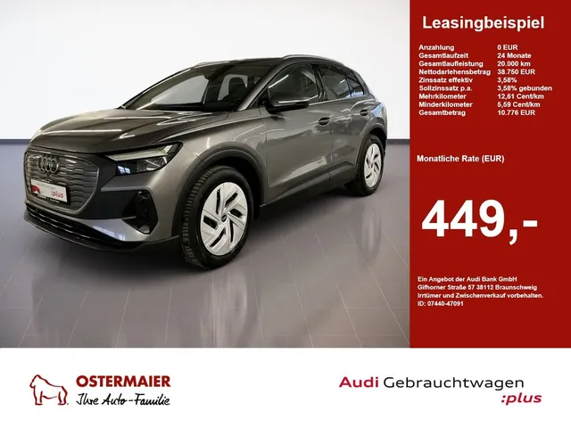 Audi Q4 e-tron 45 286PS WÄRMEPUMPE.ACC.R-KAMERA.LED.N