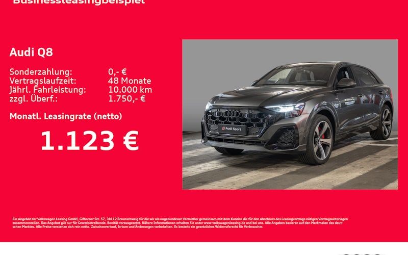 Audi Q8 TFSI E 290 KW Quattro Tiptronic 5dr Kauf