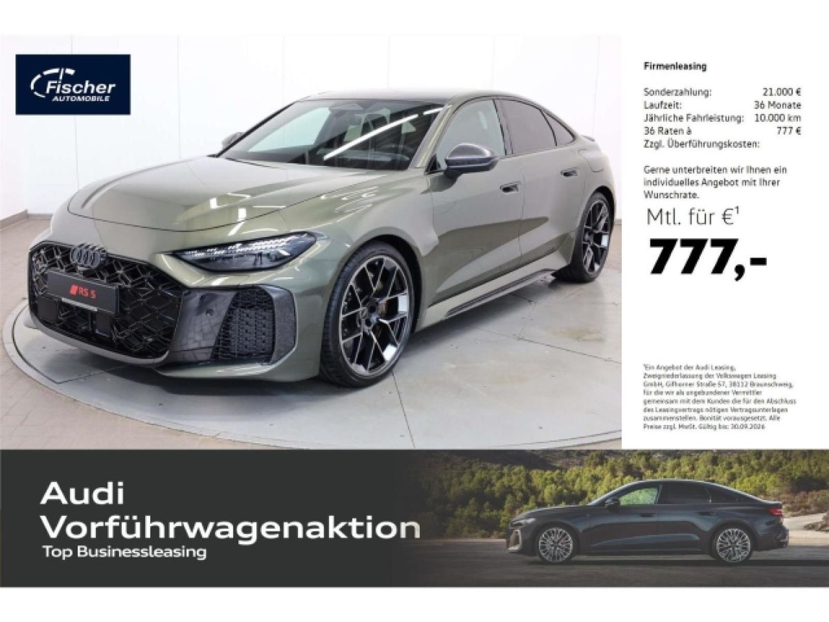 Audi RS5 Limousine e-hybrid quattro Sport Paket 0,5% DW Versteuerung Leasing
