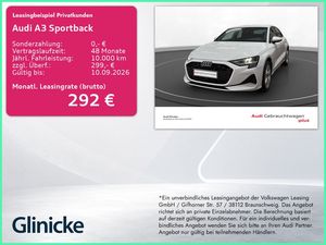 Audi A3 Sportback 2.0 TDI advanced AHK LED Navi PDC v