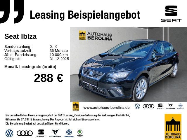 Seat Ibiza 1.0 TSI FR DSG *ACC*Vision+*SHZ* Leasing