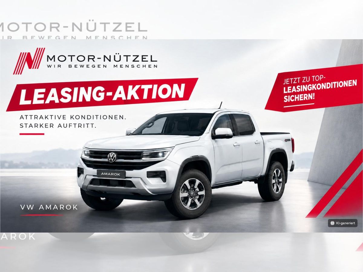 Volkswagen Amarok Amarok Style DC Motor: 3.0 TDI 177 kW **BESTELLAKTION** Leasing