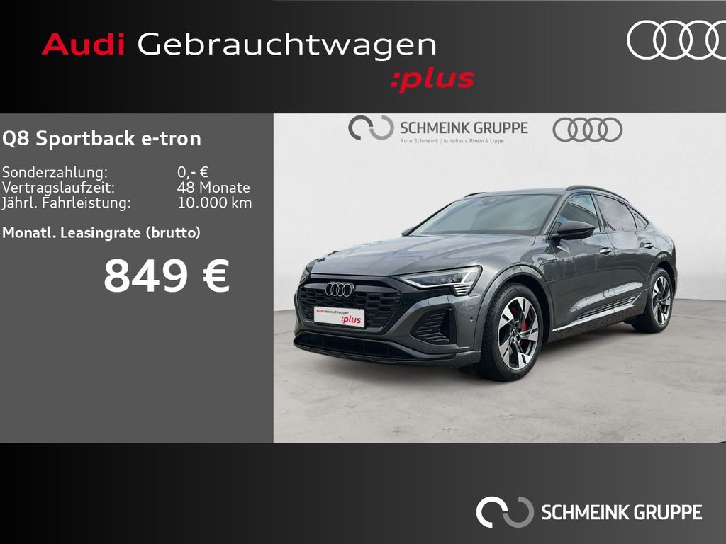 Audi Q8 Sportback e-tron 55 S line quattro HUD Matrix Leasing