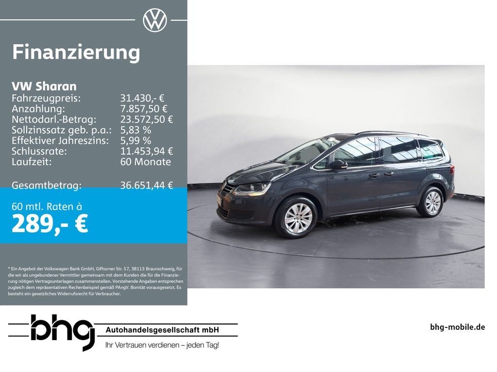 Volkswagen Sharan 1.4 TSI Comfortline DSG *ACC*NAVI*DYNAUDI Leasing