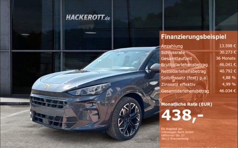 Cupra Terramar 1.5 E-HYBRID 200kW VZ DSG 5dr Kauf
